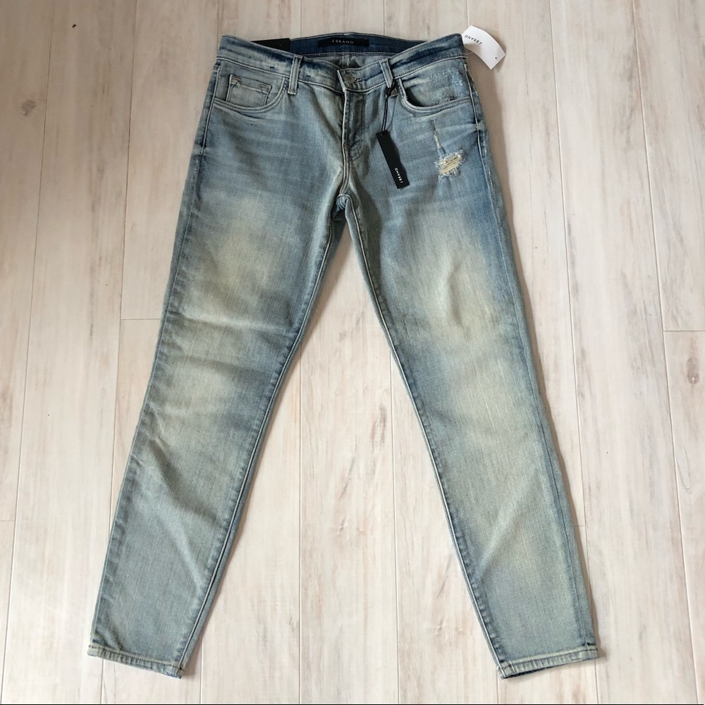 NWT J Brand Cropped Ankle Low Rise Denim Jeans